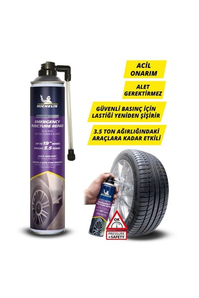 Michelin MC35133 750ml XL Acil Lastik Tamir Spreyi/Köpüğü