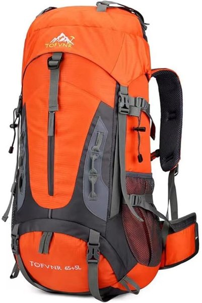 Motimix حقيبة ظهر MOTIM 70L للتنزه، حقيبة ظهر خفيفة الوزن بإطار داخلي للتخييم...