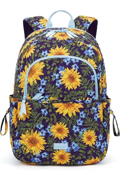 BAGSMART Travel Laptop Backpack, Quilted Work Bookbag Fits 15.6 Inch Laptop, ...