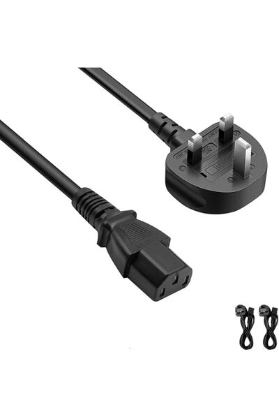 DTK C13 Power Cable 3.0M Kettle Lead IEC 320 C13 H05VV-F 3 * 0.75mm2 UK Mains...