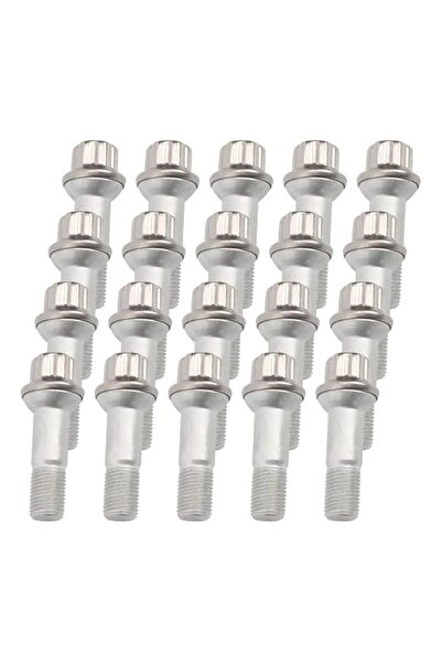 Generic 20 قطعة من مسامير عجلات M14x1.5 على شكل زهرة متوافقة مع سيارات مرسيدس...