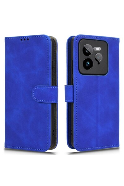OEM Θήκη Πορτοφόλι με Βάση Στήριξης για Realme GT 7 Pro 5G - Μπλε
