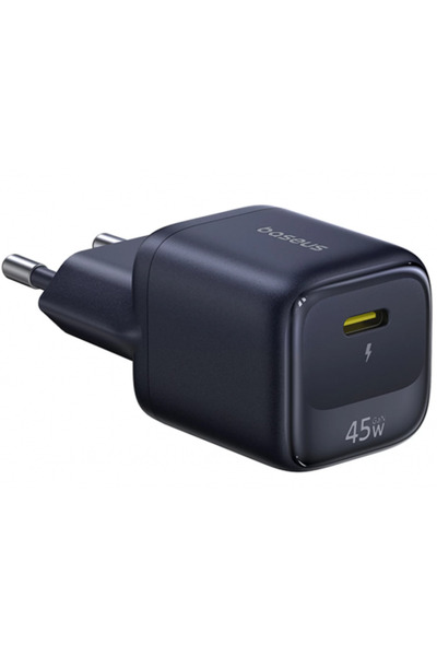 Baseus Incarcator Retea EnerFill FN22, 45W, 3A, 1 x USB-C, Negru E0123300