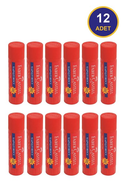 Faber-Castell Stick Yapıştırıcı 20 gr 12'li Paket
