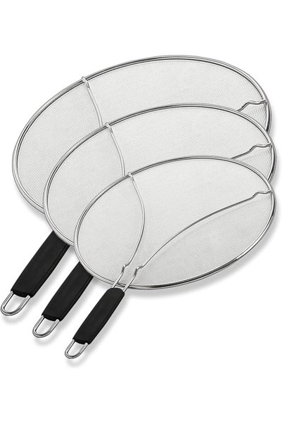 BergKoch Grease Splatter Screen for Frying Pan 13" - Stops 99% of Hot Oil Spl...