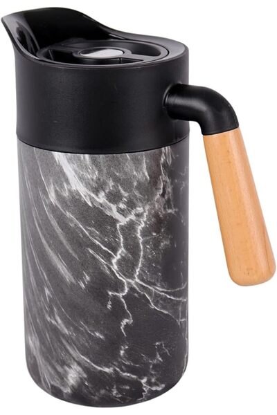 HOMEVEO Tea and Coffee Thermos, 1.2 Litre Capacity (Gray)