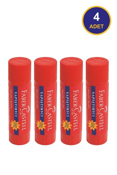 Faber-Castell Stick Yapıştırıcı 20 gr 4'lü Paket