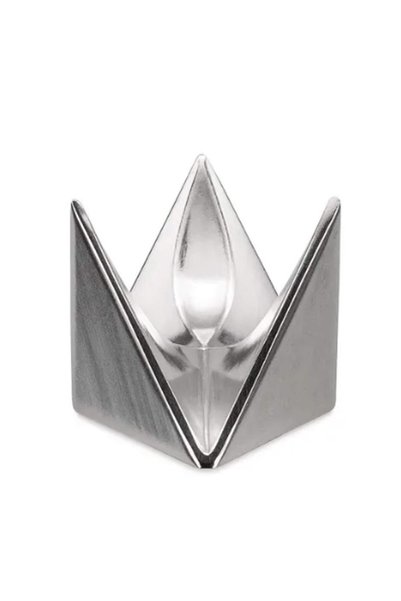 Alessi Roost Θήκη Αυγού, Αλουμίνιο, Ασημί, 4.5 x 4.5 x 4.5 εκ.