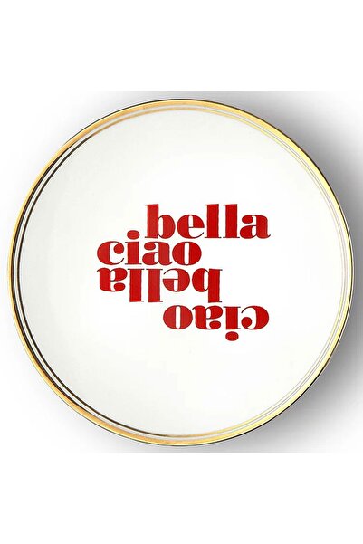 Bitossi Home Ciao Bella Dessert Plate, La Tavola Scomposta, 17 cm, Multicolor