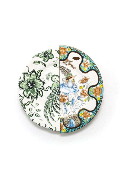 SELETTI Πιατέλα Φρούτων Zoe, Πορσελάνη Bone China, Πολύχρωμο, Ø20 εκ.