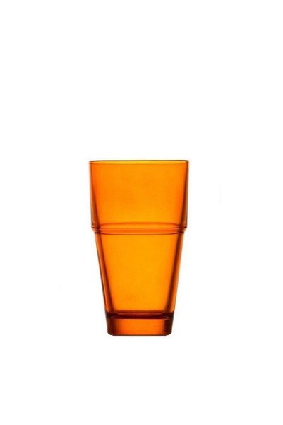 ESPIEL Ποτήρια χυμού Impilabile, Σετ 6 τεμαχίων, 380 ml, Πορτοκαλί