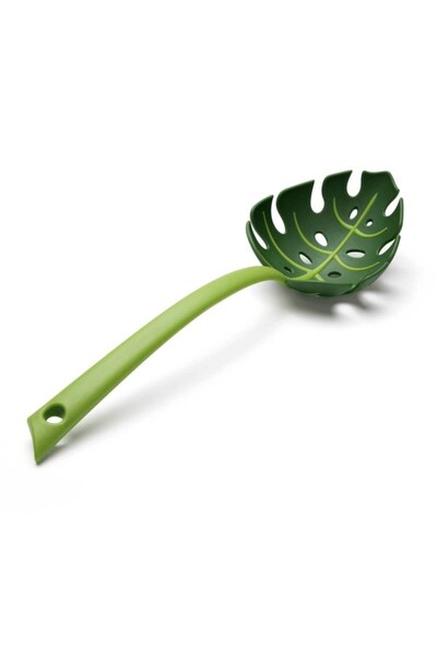Pa Design Jungle PA733 Πράσινη Λεπτομερής Κουτάλα Σερβιρίσματος σε Σχήμα Φύλλ...