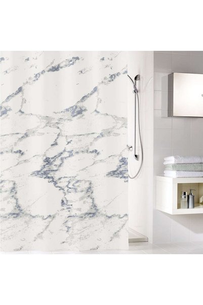 Kleine Wolke Marble 5283 Κουρτίνα Ντους Ανθρακί, 180 x 200 εκ.
