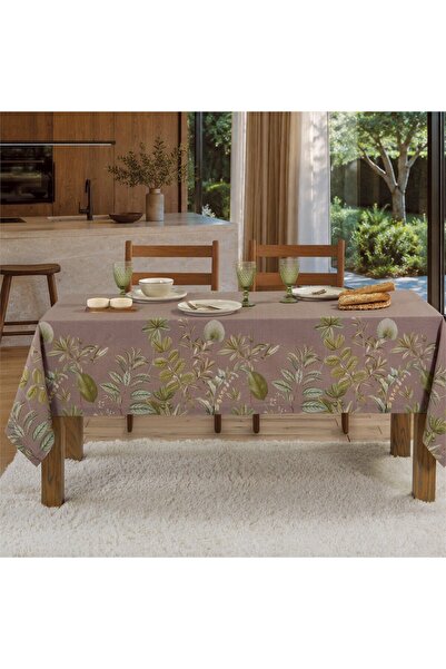 Nef Nef Homeware Nef-Nef Homeware Flora Brown 100% Βαμβακερό Τραπεζομάντιλο, ...