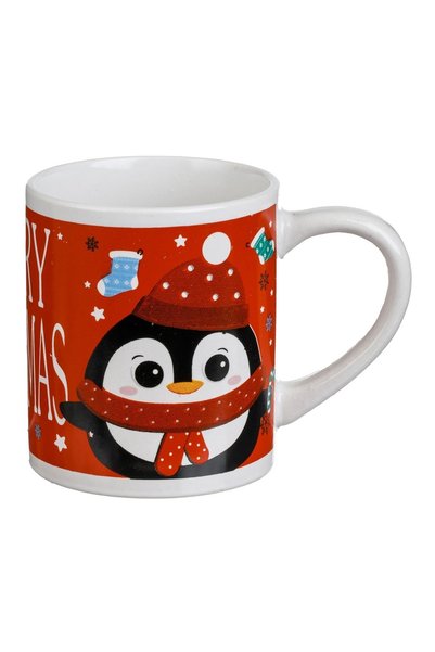 OEM Cană de Crăciun Ceramica cu Model Om de Zăpadă Pinguin 220ml pentru Băutu...