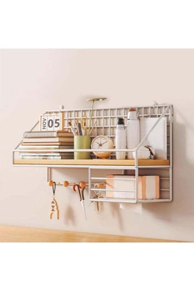 Arabest Wall Mounted Floating Shelves,Hanging Storage Rack for Bathroom,Livin...