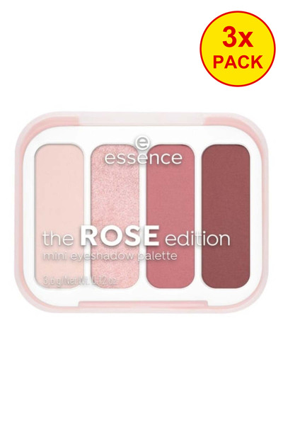 Essence Pachet de 3x mini palete de farduri de pleoape ediția ROSE, Essence, ...