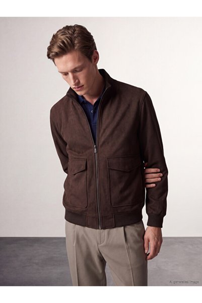 LC Waikiki Esvab • Modern & Distinctive Stand Collar Men's Jacket
