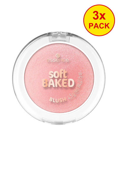 Essence 3x PACK Soft Baked Soft Blush #10 – Soft Bloom 4.5 G 4.5 gr