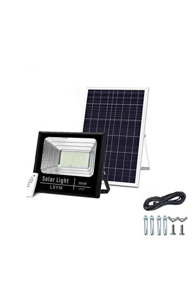 Jortan Proiector Solar 50W cu Panou 35x23cm, Acumulator 6000mAh si Telecomanda