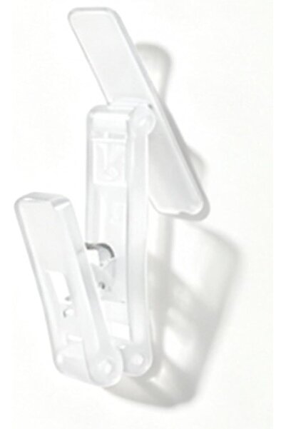 Generic Self Adhesive Wall Hook Set, 8 Pieces Plastic Clips