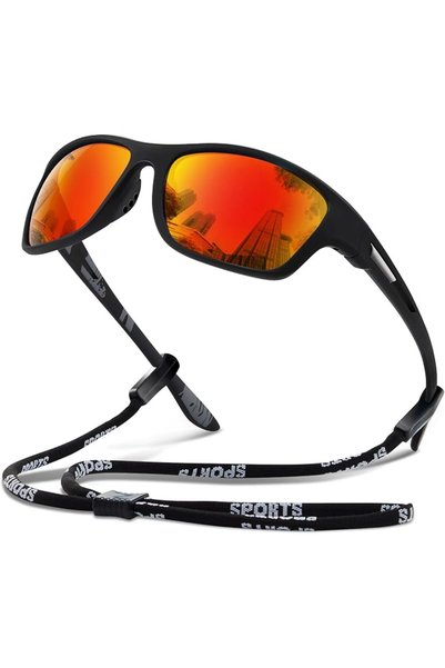 suoso Polarized Sports Sunglasses for Men: UV400 Protection Glasses Womens Wr...