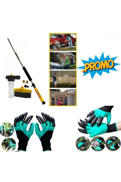 OEM Pistol pentru Apă cu Amplificare Presiune Water Zoom + Cadou Mănuși Grădină