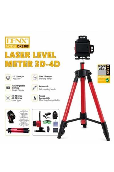 Dinex 3D and 4D 16-line Laser Level Measuring Device