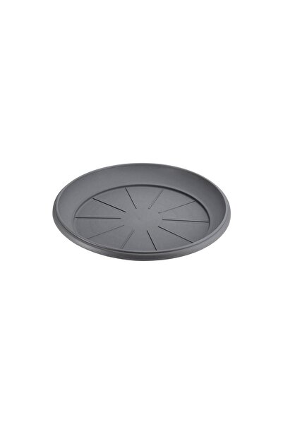 OEM Farfurie pentru ghiveci din Plastic Antracit Ø17x2.5 cm