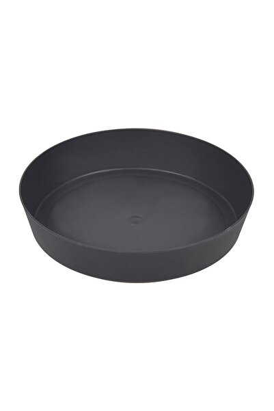 OEM Farfurie pentru ghiveci din Plastic Antracit Ø15.5x3 cm