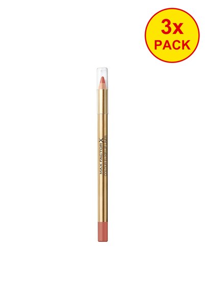 Max Factor 3x PACK Colour Elixir Lipliner, 05 Brown N Nude