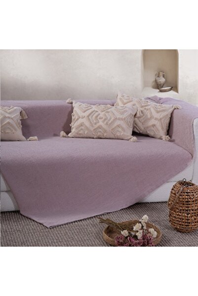 Nef Nef Homeware Nef-Nef Betty Μωβ Βαμβακερό Ριχτάρι για Διθέσιο Καναπέ, 180 ...