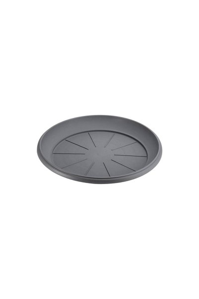 OEM Farfurie pentru ghiveci din Plastic Antracit Ø17x2.5 cm