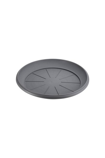 OEM Farfurie pentru ghiveci din Plastic Antracit Ø23x3 cm