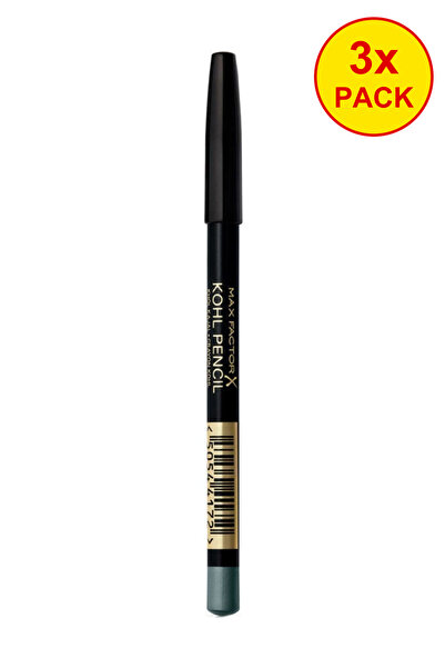 Max Factor 3x PACK Olive Green Eye Pen - Kohl Eye Liner Pencil 70 Olive50544158