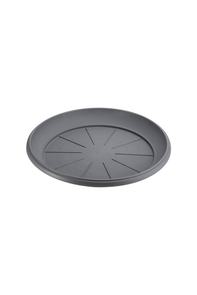 OEM Farfurie pentru ghiveci din Plastic Antracit Ø27x3.3 cm