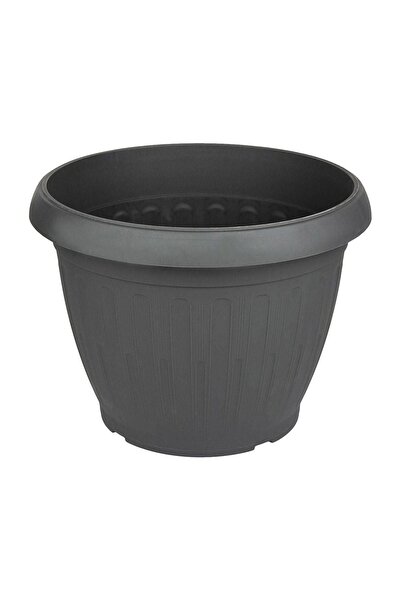 OEM Ghiveci pentru flori din Plastic Antracit Ø20x18 cm - 3.2 L