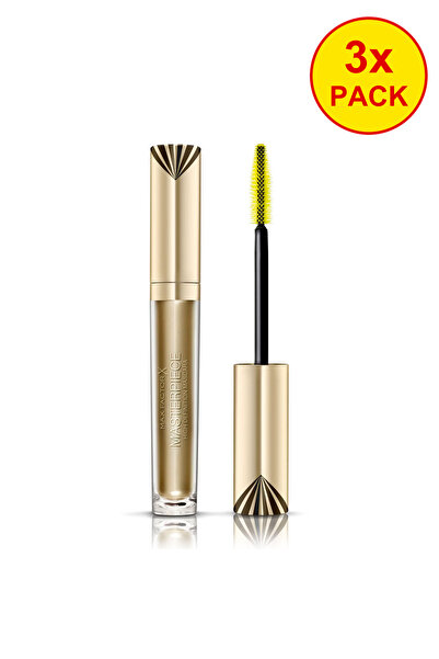 Max Factor 3x PACK Masterpiece High Definition Mascara, Black, 4.5ml