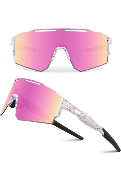 GENERAL Ukoly Cycling Sunglasses for Men Women with 3 Interchangeable Lenses,...