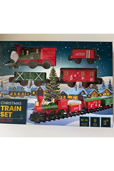 Generic Brand Electric Christmas train for children, with lights and sounds, ...