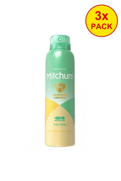Mitchum Πακέτο 3x Αποσμητικό αντιιδρωτικό σπρέι Pure Fresh για γυναίκες