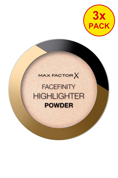 Max Factor Pachet de 3 iluminatoare Facefinity 001 Nude Beam, 10 g, Vanilla