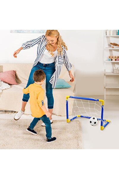 Generic Brand 2-in-1 Kids Sports Game Set - Football Goal and Basketball Net ...
