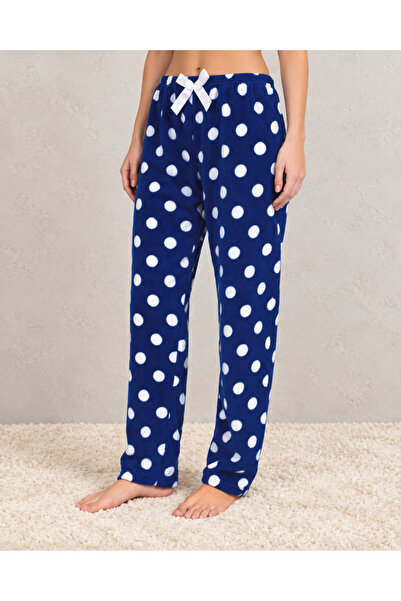 embody Pantaloni de pijama din fleece pentru femei, moi și confortabili, alba...
