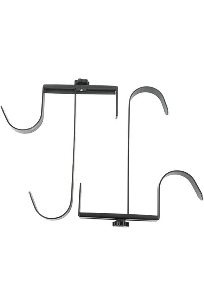 GENERAL Pool Pole Hanger, Adjustable, Iron, Rustproof, 22.5x18cm, for Fence W...