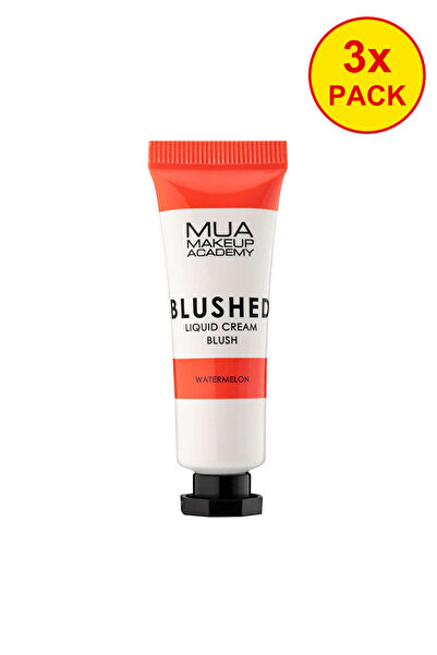 MUA Makeup Academy 3x PACK Creamy Liquid Blush – Watermelon