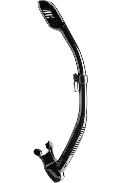 Cressi Supernova Dry Snorkel with Valve and Splash Guard for Snorkeling and F...