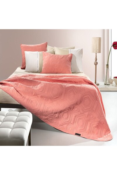 Guy Laroche Κουβερλί Lilly Coral, 160 x 240 εκ., 100% Εκλεκτή Μικροΐνα