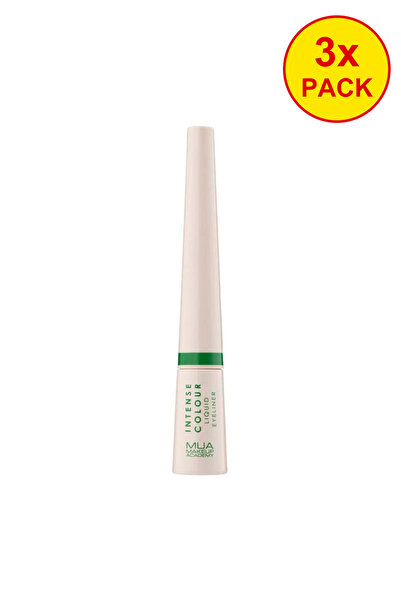 MUA Makeup Academy 3x PACK Intense Color Liquid Eyeliner – Amazonia