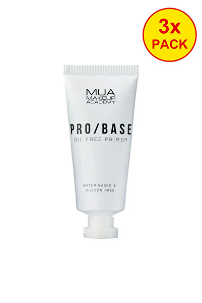 MUA Makeup Academy 3x PACK Pro Base Oil Free Primer